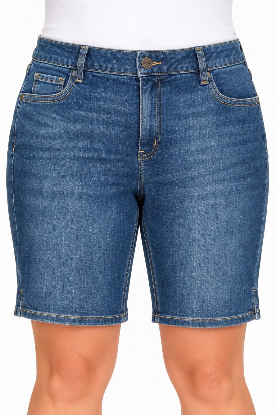 Liz Claiborne Sara Short Size 18 Petite Denim Bermuda Shorts